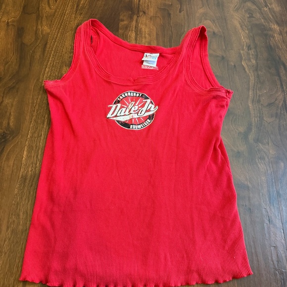 Chase Authentics Tops - Vintage Nascar Shirt Red Dale Earnhardt JR Budweiser Racing Y2K